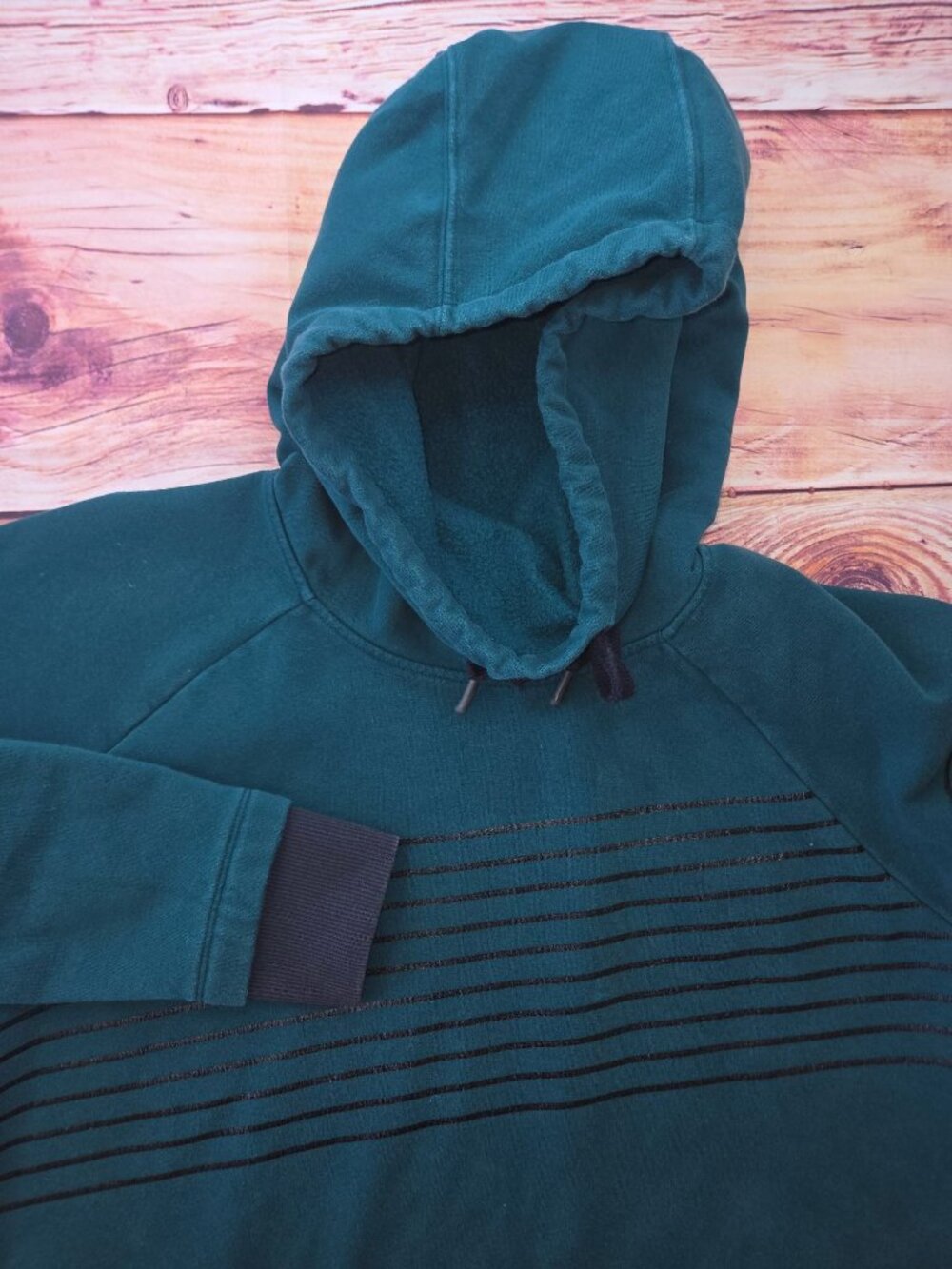 Under Armour Womens Teal Fleece Pullover Cowl Hoodie Large